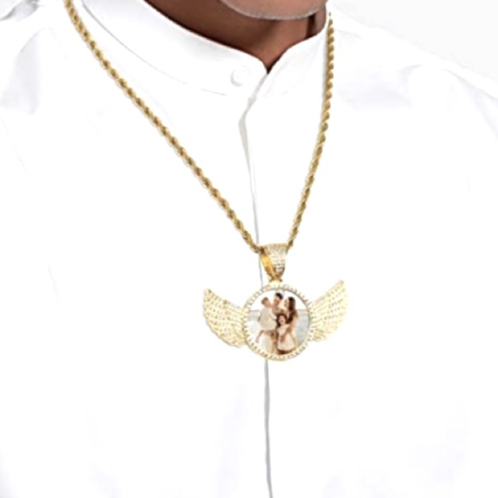 Hip Hop Memory Picture Pendant w/chain & picture